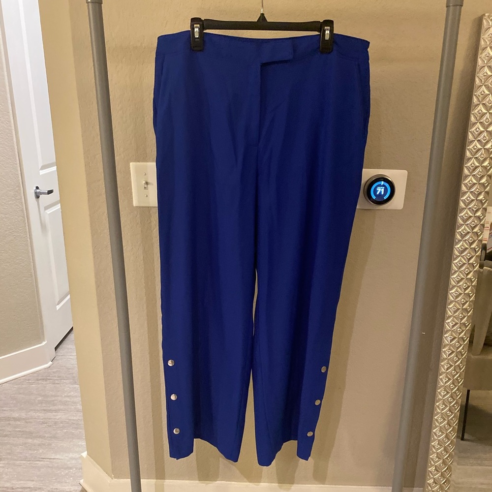 Blue trousers